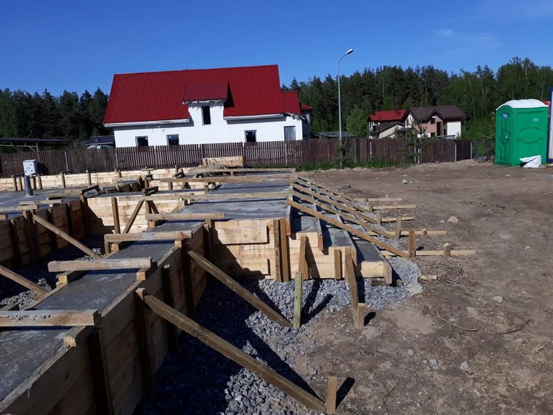 Фундамент каркасного дома