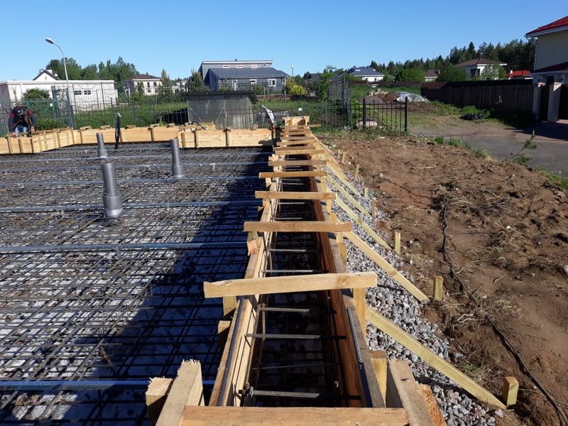 Фундамент каркасного дома