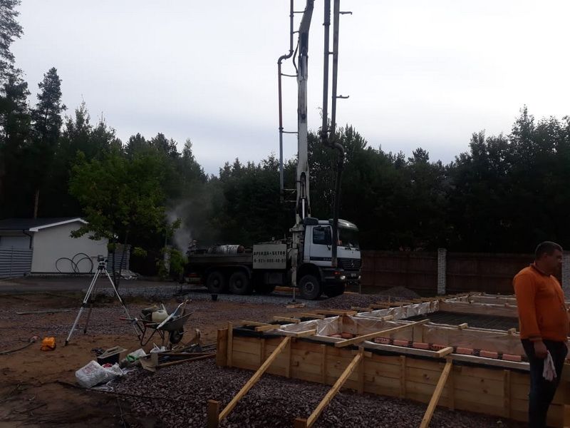 Фундамент каркасного дома