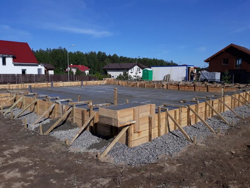 Фундамент каркасного дома