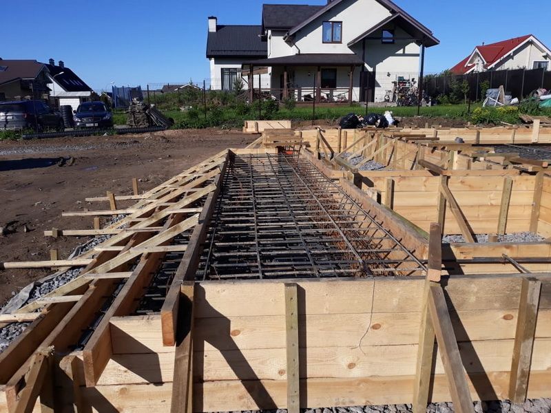 Фундамент каркасного дома