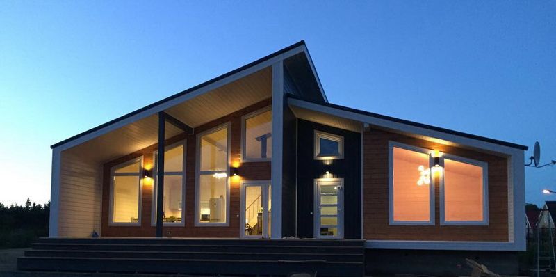 Фасад и отделка каркасного дома