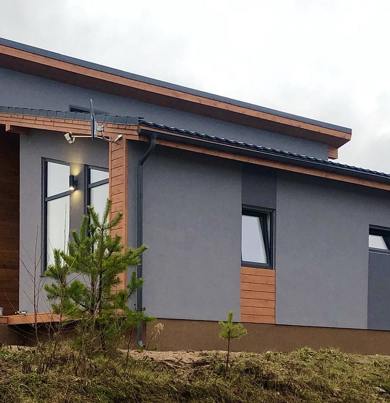 Фасад и отделка каркасного дома